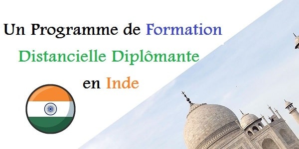 un programme de formation distancielle diplômante en Inde min