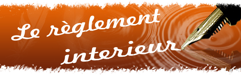 reglement interieur