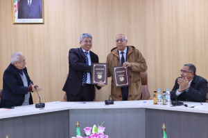 إتفاقية تعاون وتوأمة مع جامعة أوزباكيستان للغات